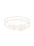 Bukkehave Pearly King Bracelet, Women's, Metallic, Pearls/silver