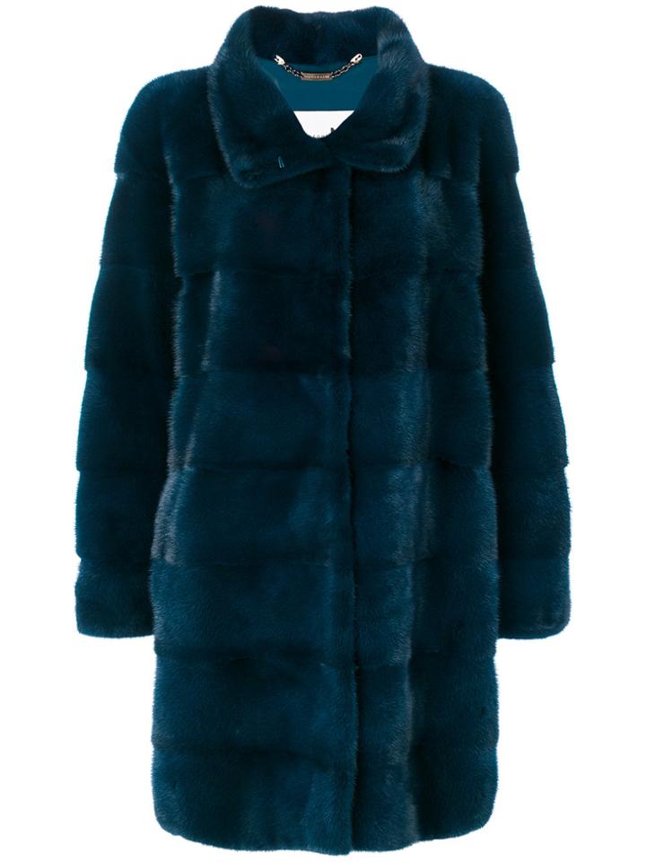 Manzoni 24 Oversized Coat - Blue