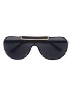 Versace Aviator Sunglasses, Men's, Black, Acetate/metal Other