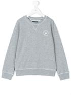 True Religion Kids - Chest Print Sweatshirt - Kids - Cotton - 10 Yrs, Grey