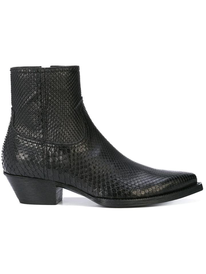 Saint Laurent Saint Laurent 530839lfq00 Black Furs & Skins->calf