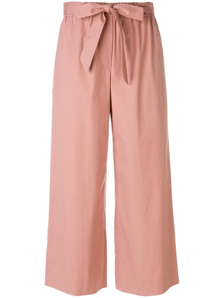 Incotex Flared Culottes - Pink & Purple