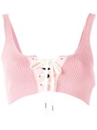 Fenty X Puma - Fenty Crop Tank Top - Women - Cotton/nylon/spandex/elastane - Xs, Pink/purple, Cotton/nylon/spandex/elastane