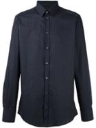 Dolce & Gabbana Checked Shirt, Men's, Size: 44, Grey, Cotton