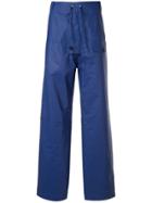 Walter Van Beirendonck Vintage Drawstring Waist Trousers - Blue