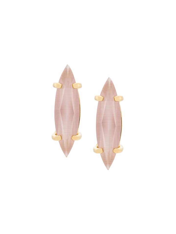 Wouters & Hendrix Technofossils Cat's Eye Earrings - Metallic