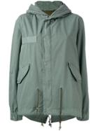 Mr & Mrs Italy - Hooded Short Jacket - Women - Cotton - Xs, Green, Cotton