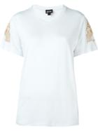 Just Cavalli Embroidered Sleeve T-shirt