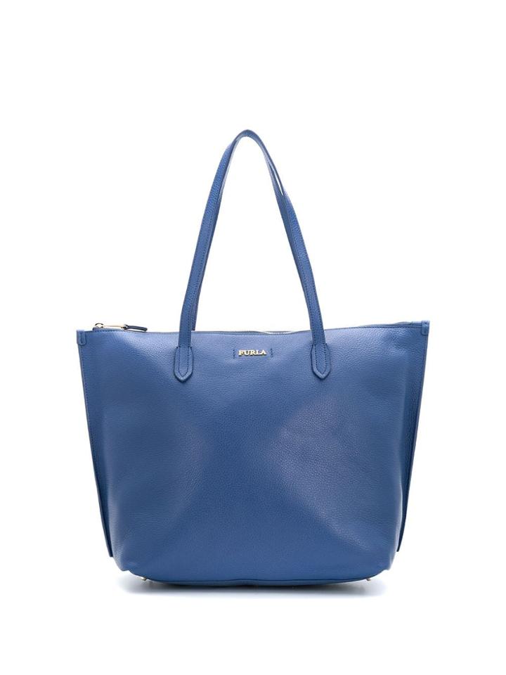 Furla Large Shoulder Bag - Blue