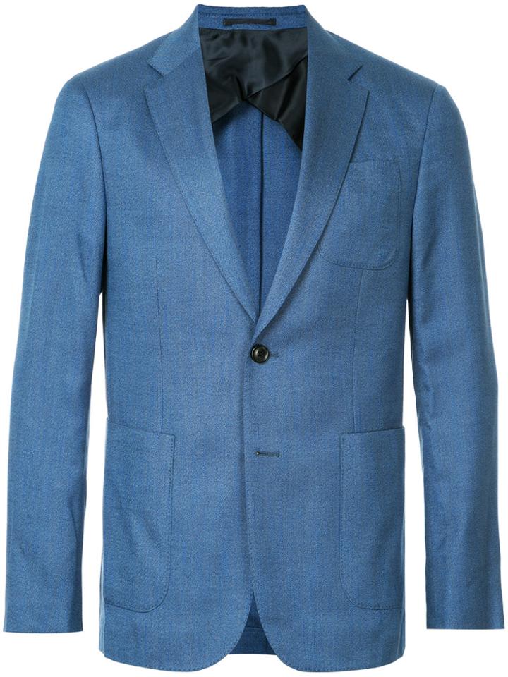 Cerruti 1881 Tonal Striped Blazer - Blue