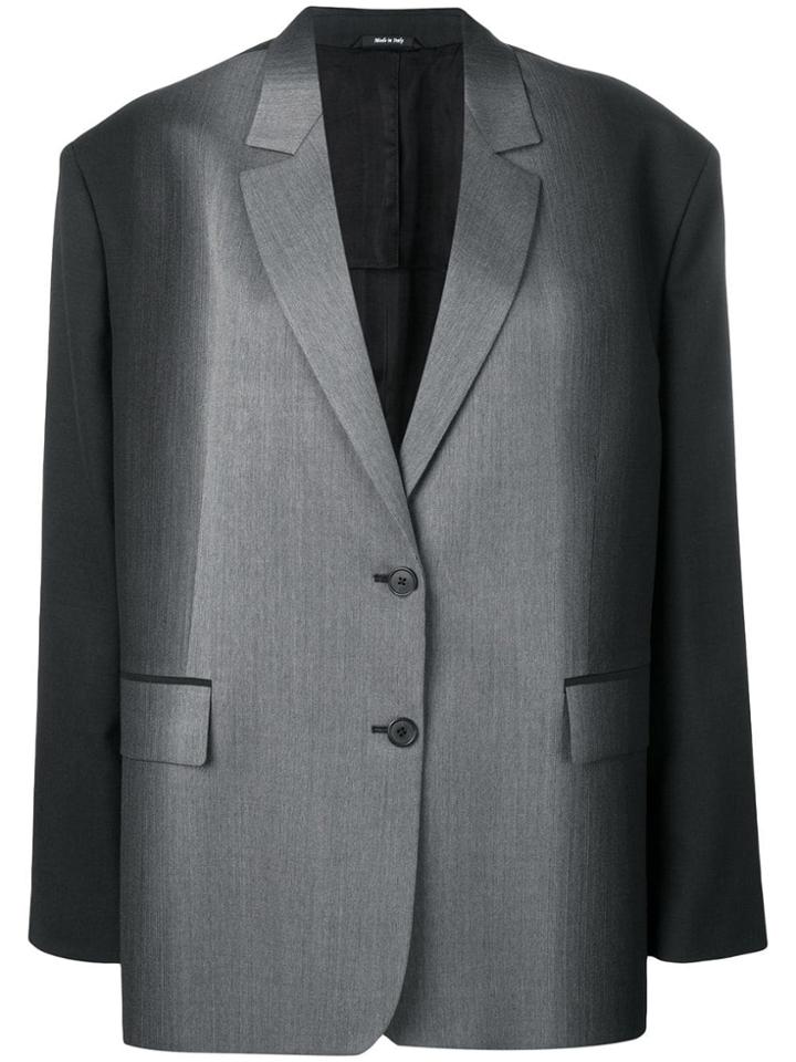 Maison Margiela Oversized Ombré Print Blazer - Grey
