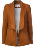 Veronica Beard Open Front Jacket - Brown