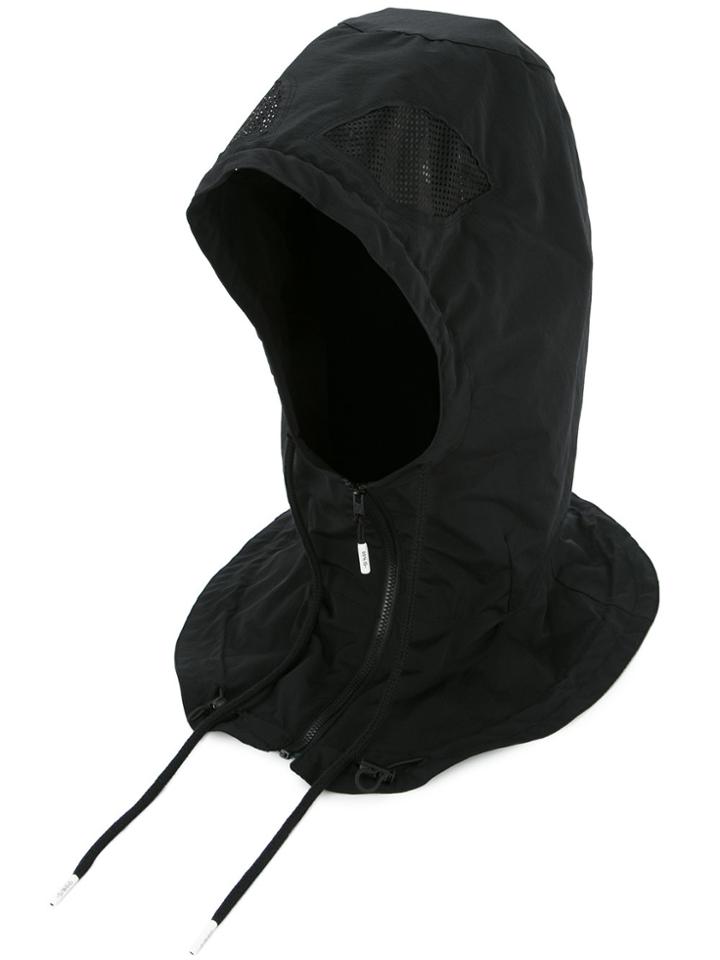 99% Is Drawsting Elasticated Hooded Hat - Black