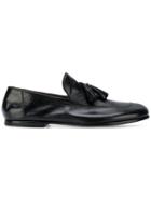 Rocco P. Tassel Trim Loafers - Black