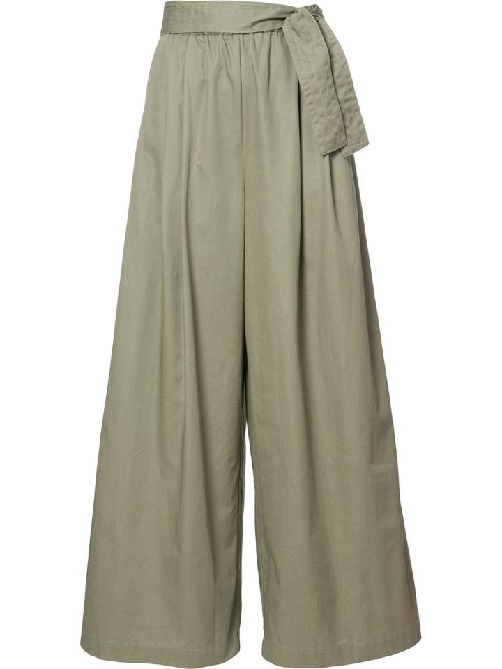 Tome Tie Fastening Karate Trousers, Women's, Size: Small, Green, Cotton