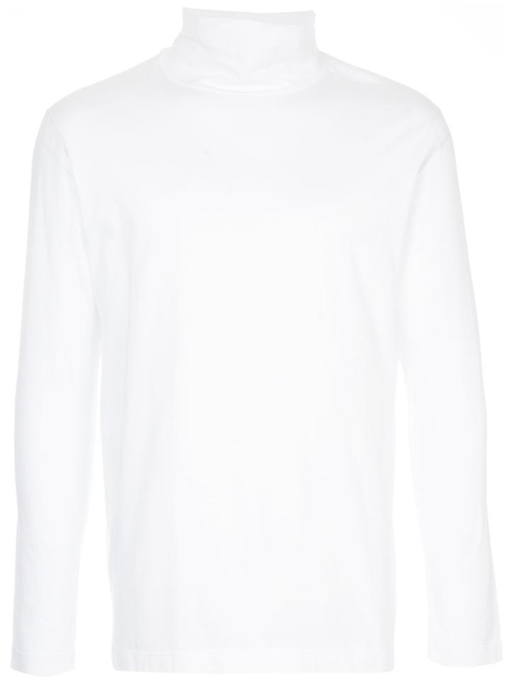 Estnation Classic Roll-neck Sweater - White