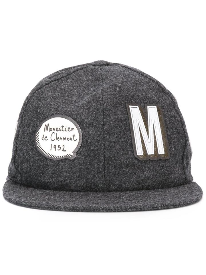 Moncler Patch Detail Cap - Grey