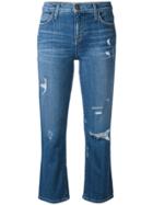 Current/elliott Cropped Jeans - Blue