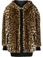 Boutique Moschino Leopard Print Coat - Brown