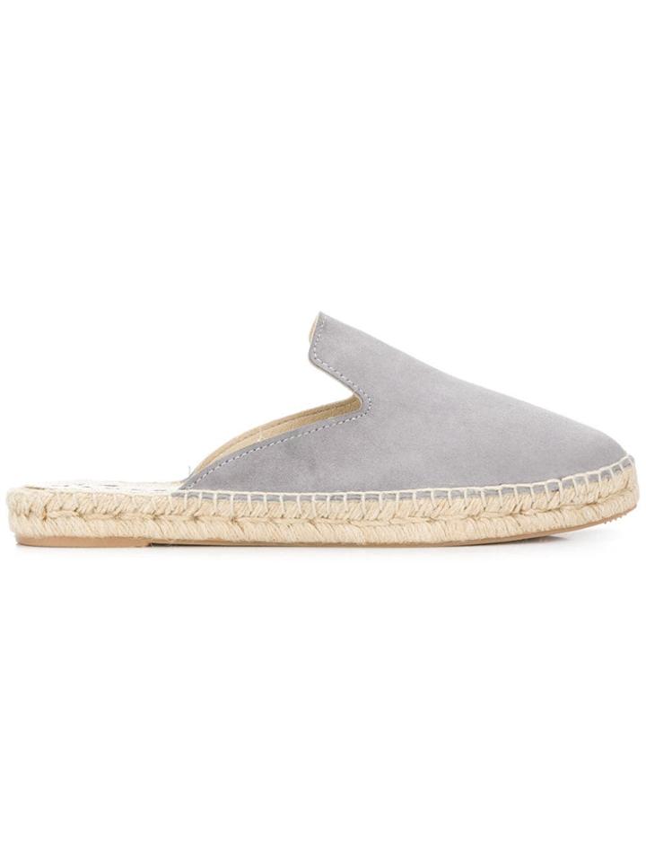 Manebi Flat Espadrilles - Grey