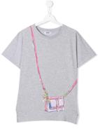Moschino Kids Teen Bag Print T-shirt - Grey