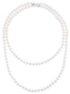 Tasaki 18kt White Gold 7.5mm Akoya Pearl Long Necklace 100cm