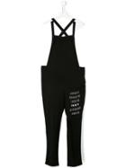 Dkny Kids Crossed Back Jumpsuit - Black