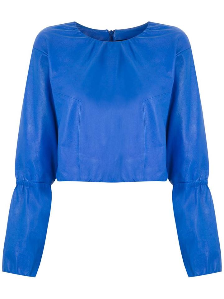 Clé Blusa Elástico Manga - Blue