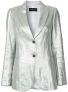 Fabiana Filippi Lightweight Tailored Blazer - Metallic
