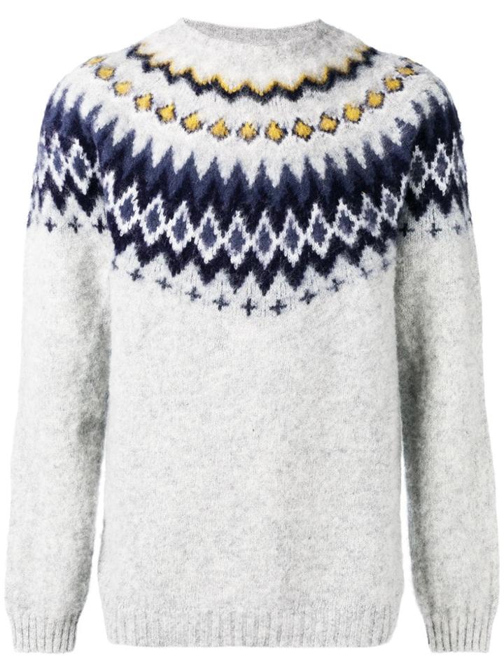 Norse Projects Fairisle Sweater - Grey