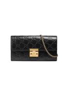 Gucci Padlock Continental Wallet - Black