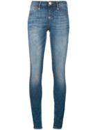 Philipp Plein - Stonewashed Skinny Jeans - Women - Cotton/polyester/spandex/elastane - 26, Women's, Blue, Cotton/polyester/spandex/elastane
