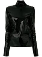 Ellery High Shine Top - Black