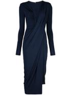 Jason Wu Collection Draped Midi Dress - Blue