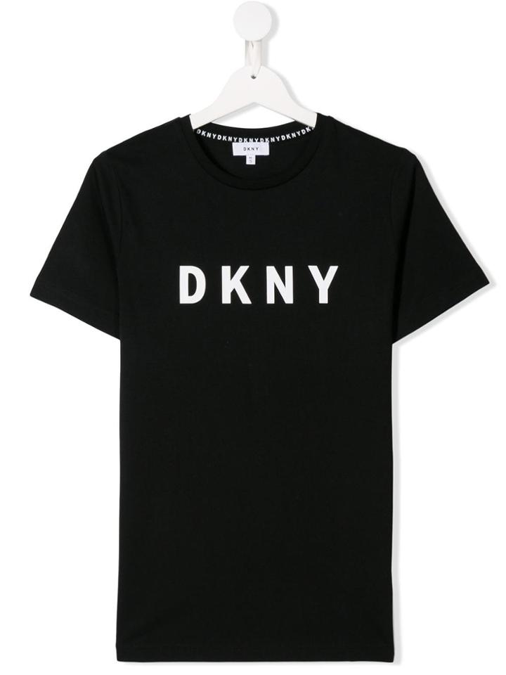 Dkny Kids Logo Patch T-shirt - Black