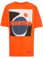 Heron Preston Martha Print T-shirt - Yellow & Orange