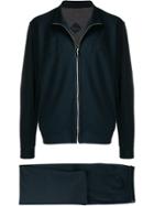 Billionaire Logo Embroidered Track Jacket - Blue