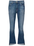 Mother Cropped Jeans, Women's, Size: 27, Blue, Cotton/spandex/elastane
