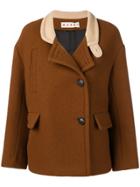 Marni Button Up Jacket - Brown