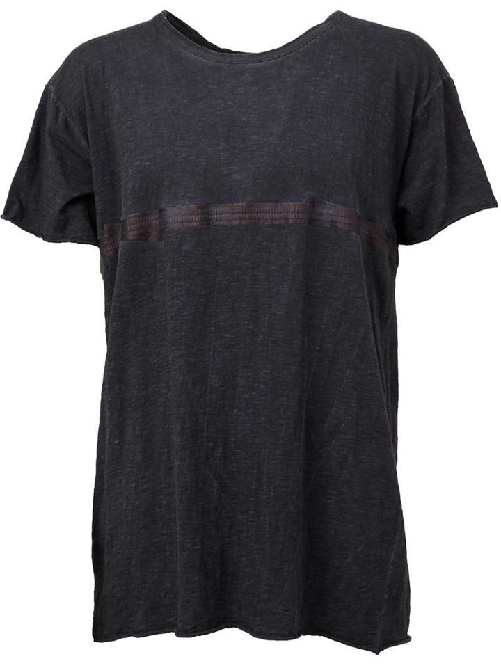 Isaac Sellam Experience Round Neck T-shirt, Men's, Size: Xl, Grey, Cotton