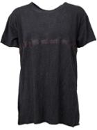 Isaac Sellam Experience Round Neck T-shirt, Men's, Size: Xl, Grey, Cotton