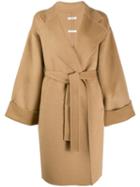 P.a.r.o.s.h. Knit Trench Coat - Brown