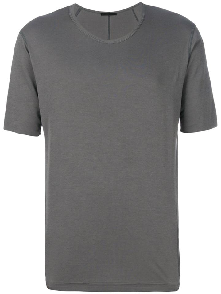 The Viridi-anne Basic Plain T-shirt - Grey