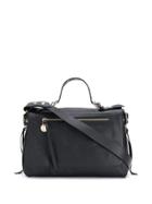 Red Valentino Foldover Top Tote Bag - Black