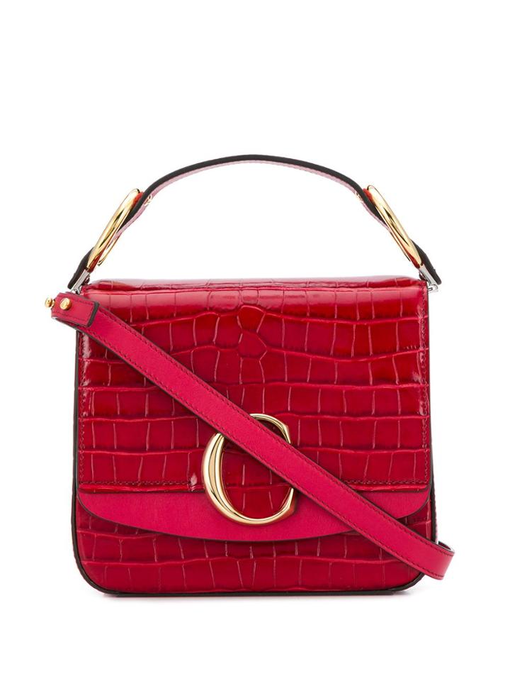 Chloé Small Chloé C Tote - Red