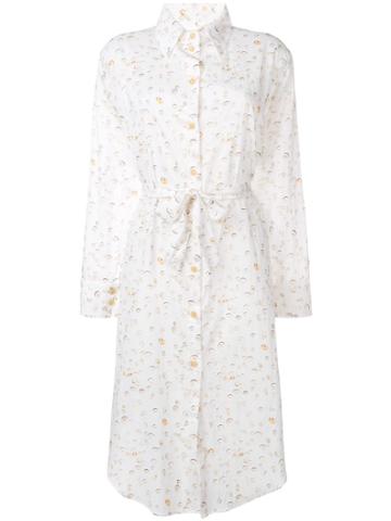 Tara Matthews Seashell Printed Shirt Dress - Neutrals