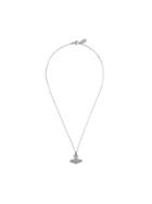 Vivienne Westwood Logo Pendant Necklace - Silver