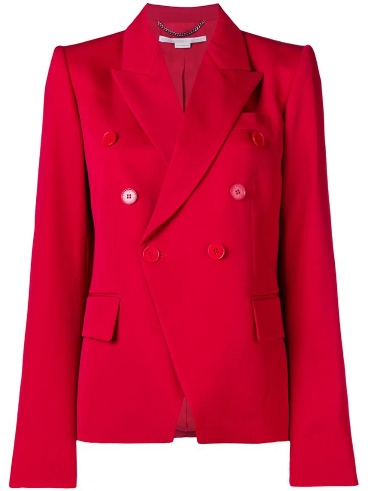 Stella Mccartney Double Breasted Blazer - Red