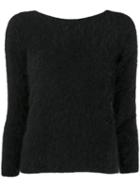 Roberto Collina V-back Jumper - Black