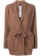 Max Mara Belted Long Cardigan - Brown